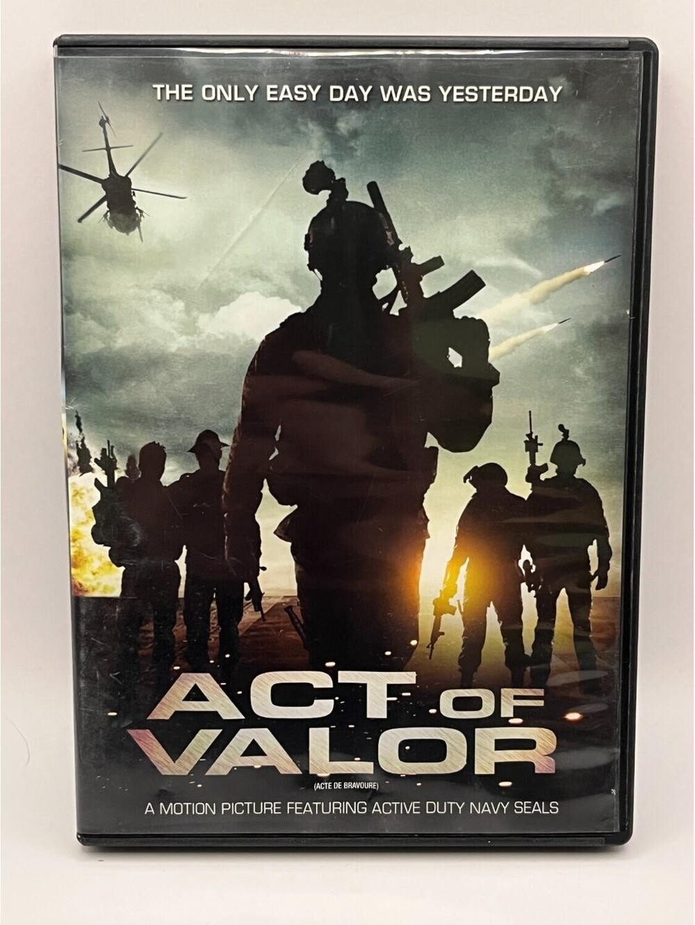 Act of Valor DVD Widescreen Edition Roselyn Sanchez Action Mike McCoy